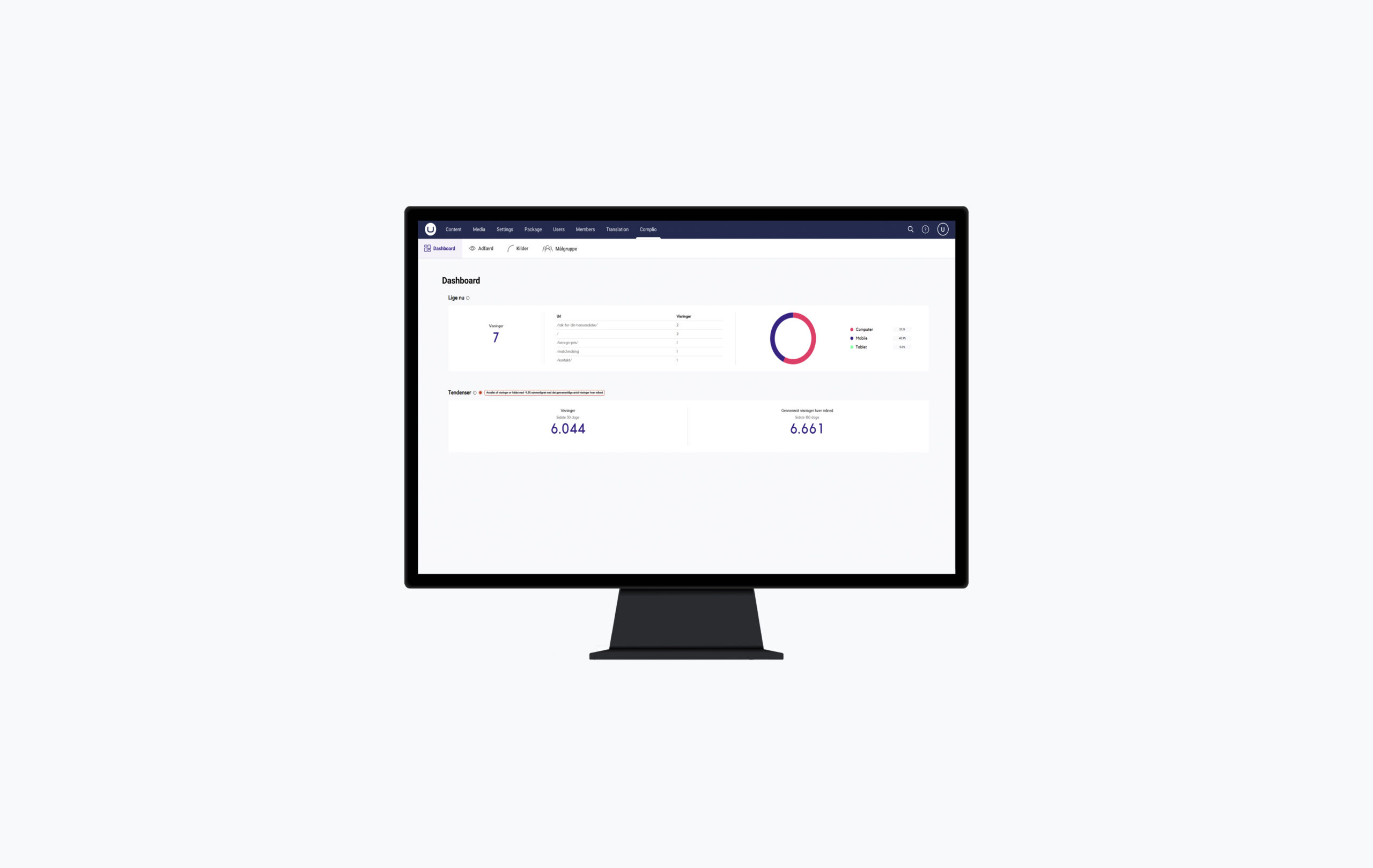 Complio plugin til Umbraco